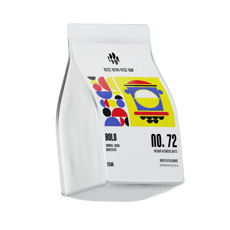 No.72 Bold - Signature Robusta Coffee – animated
